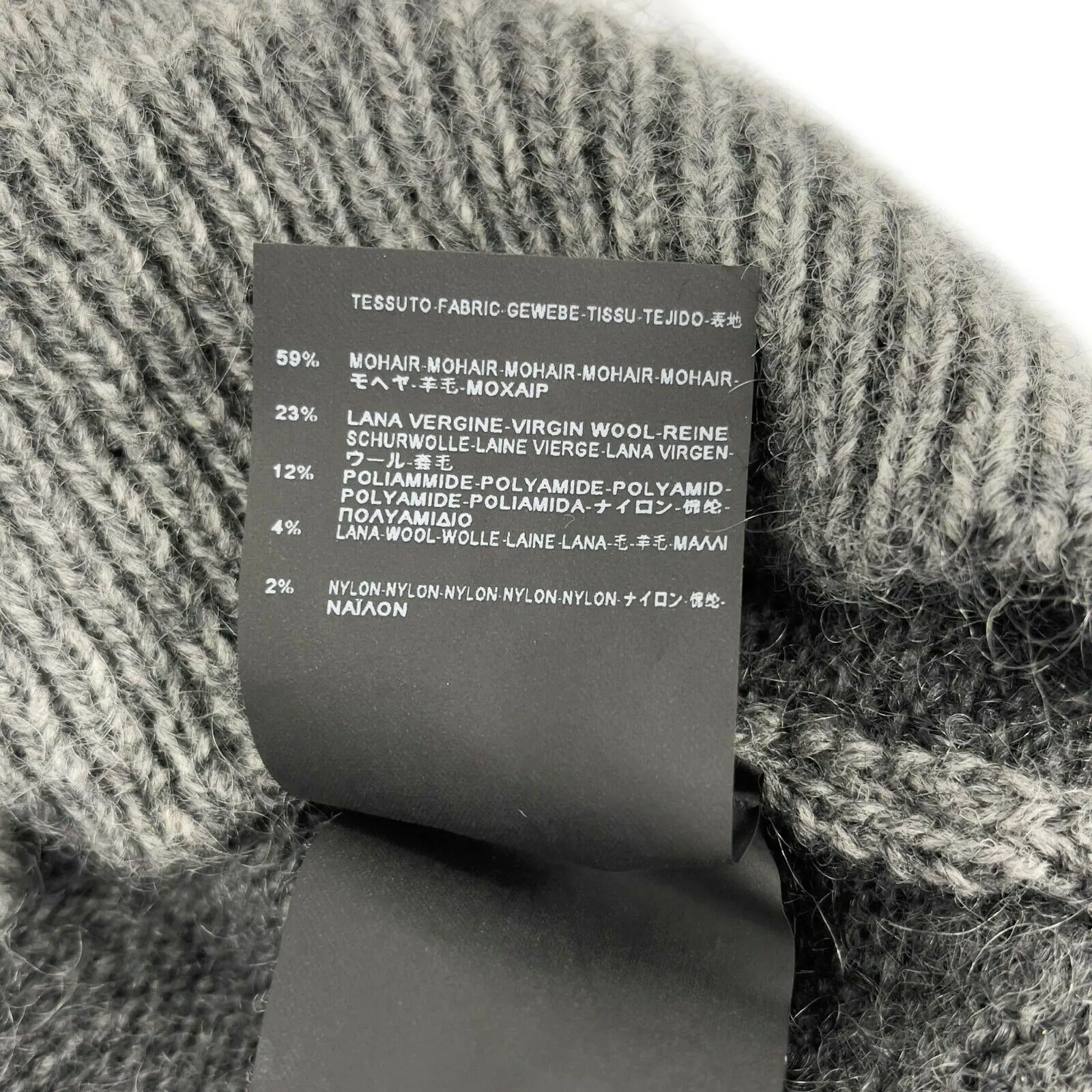 YSL Saint Laurent - Fair Isle Sweater Mohair Wool Sweater - FALL RTW 2014 - S