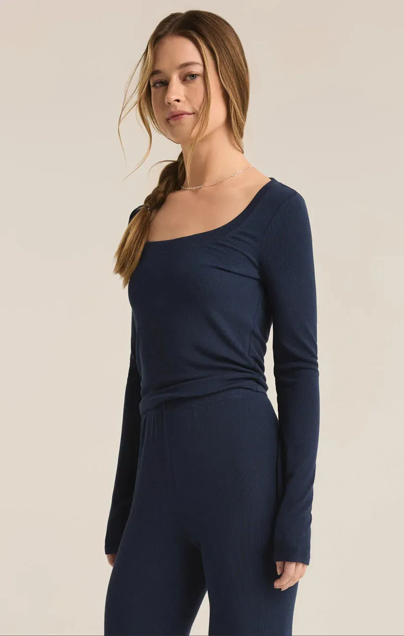 Z Supply Leila Rib LS Top