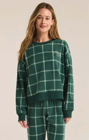 Z Supply Plaid L/S Top