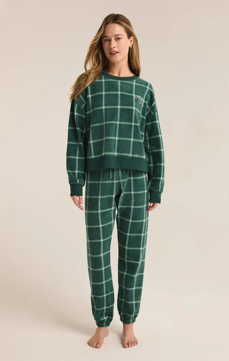 Z Supply Plaid L/S Top