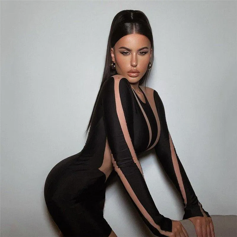 Zebra Nude Sheath Dress