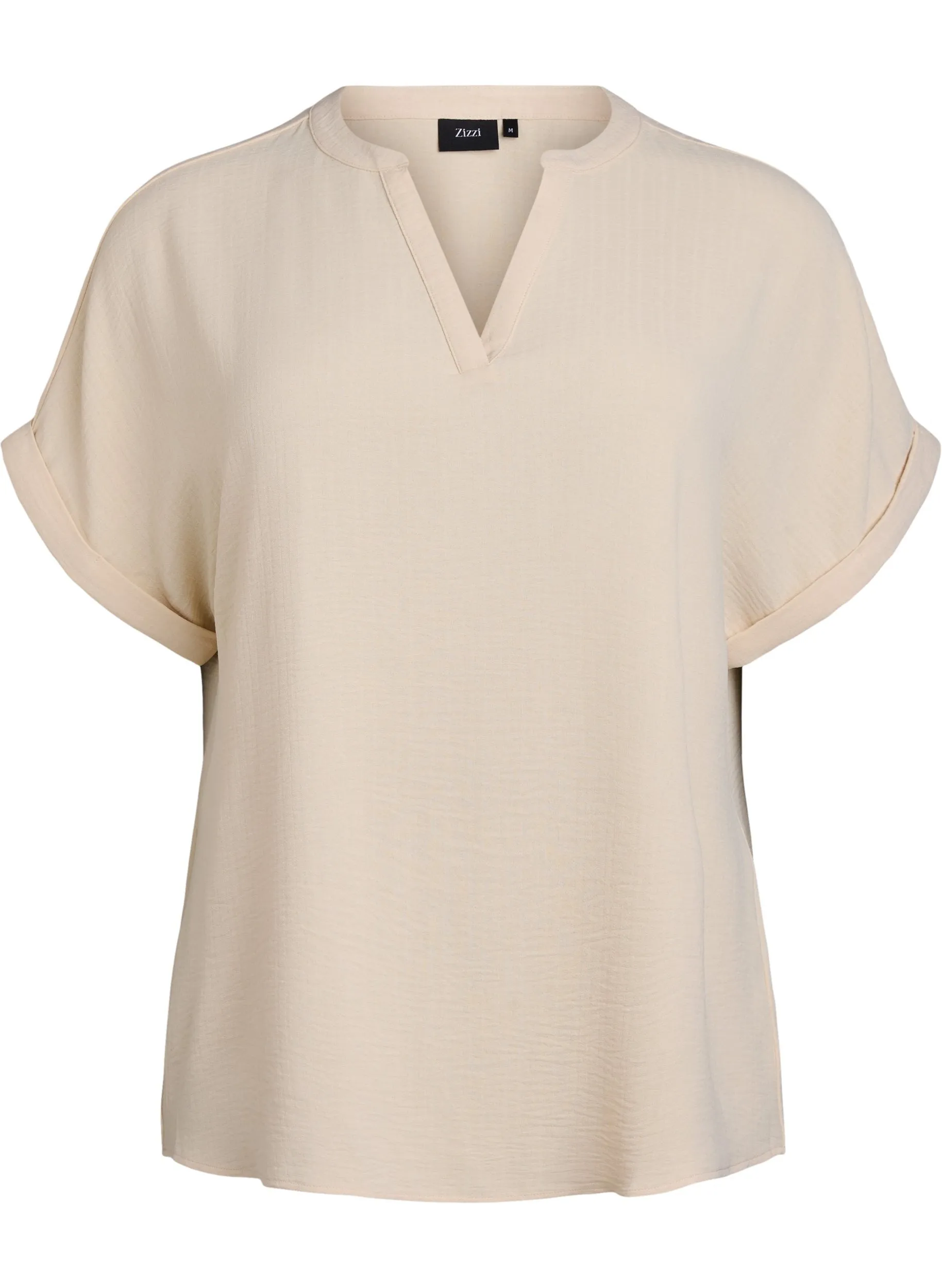 Zizzi Nilla Blouse in Beige