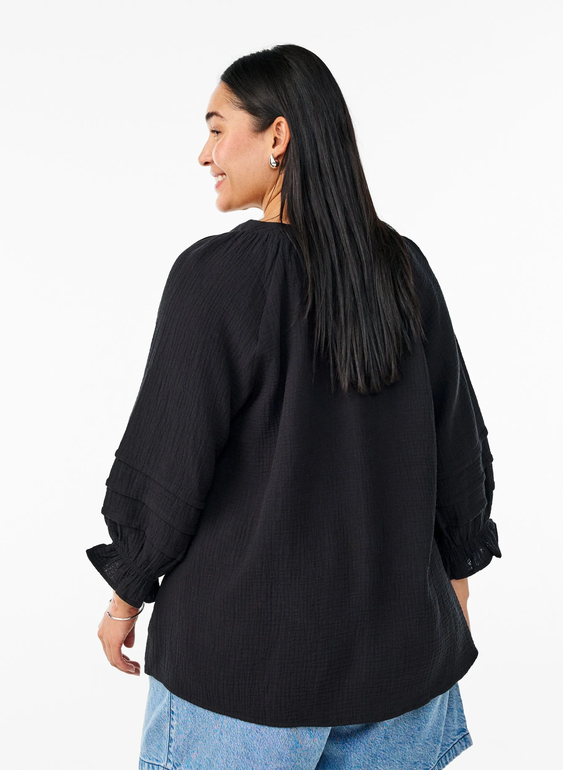 Zizzi Vivu Blouse in Black